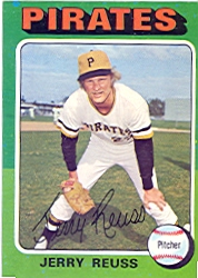 1975 Topps Baseball Cards      124     Jerry Reuss